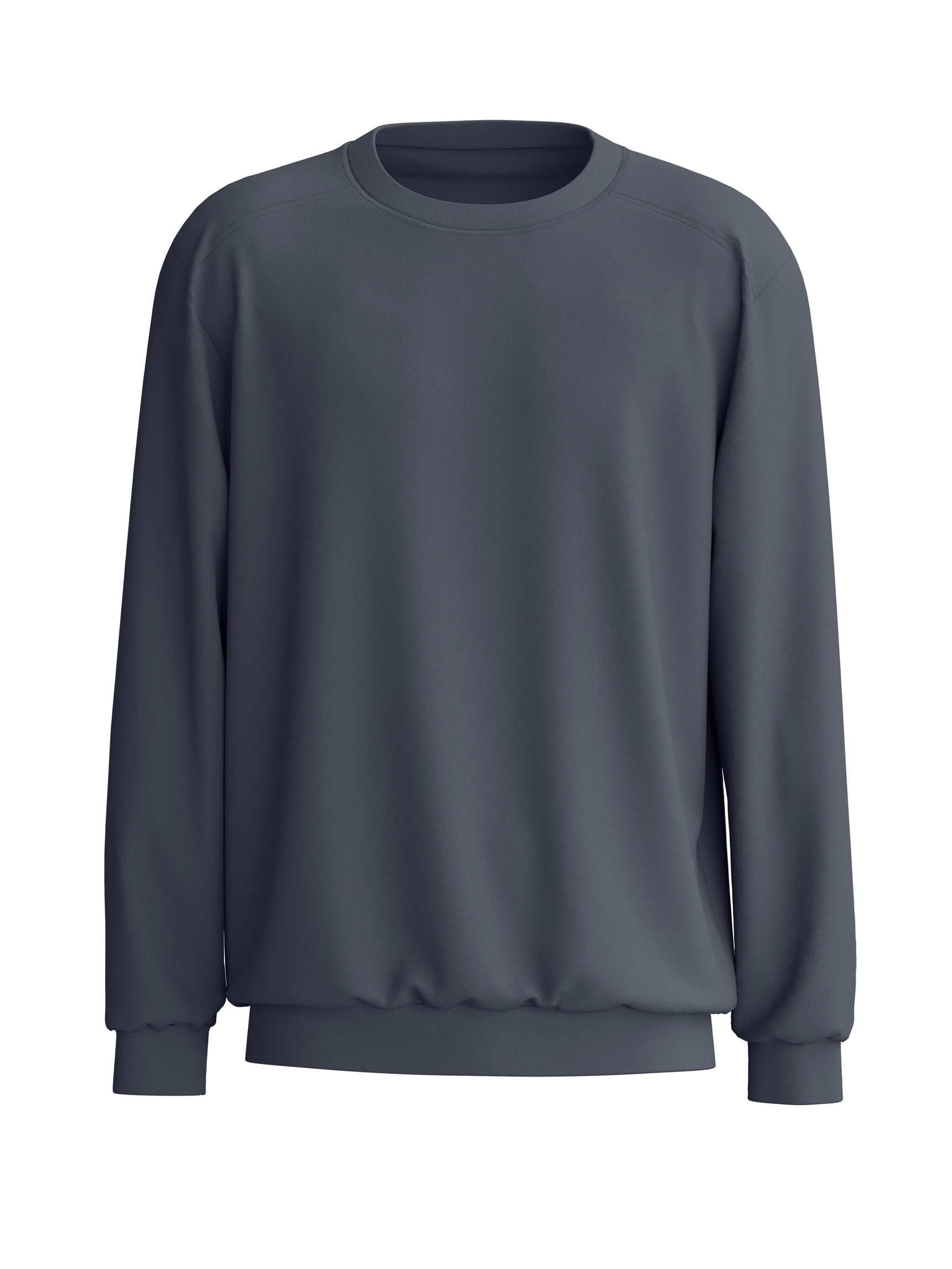Uomo - Felpa in Cotone di colore Grigio, Tinta unita, della serie RMX Lounge Casual di CALIDA