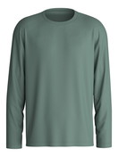 Uomo - Shirt a manica lunga in 100% cotone di colore Verde, Tinta unita, della serie RMX Sleep Weekend di CALIDA