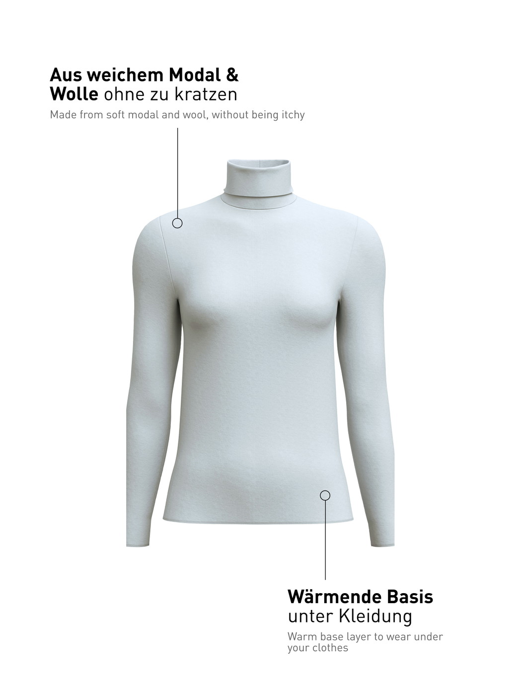 Women -  made of Modal in Blue, Unicoloured, from the Second Skin series by CALIDA
