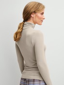 Women model is wearing  made of Modal in Brown, Unicoloured from the Second Skin series by CALIDA, Back view