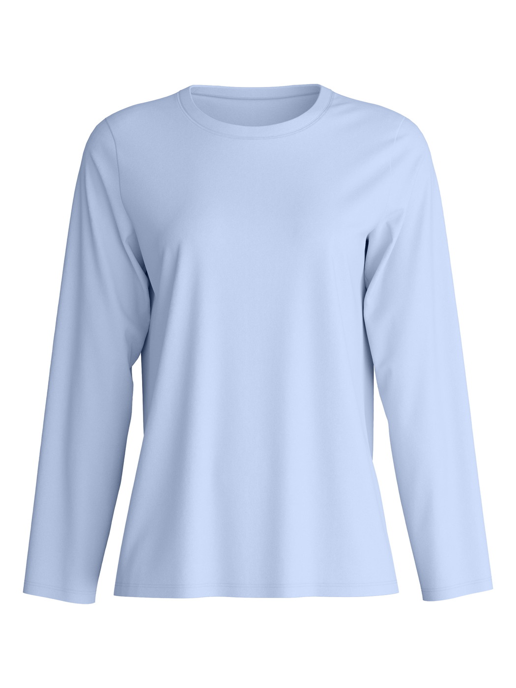 Women - Shirt long sleeve made of 100% Cotton in Blue, Unicoloured, from the Favourites Cosy series by CALIDA