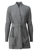 Women - Cardigan made of merino wool made of Wool in Grey, Unicoloured, from the The Cosy Collection series by CALIDA