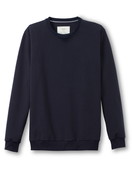Homme - Sweatshirt en 100% coton de couleur Bleu, Unicolore, de la série Circular Lounge de CALIDA