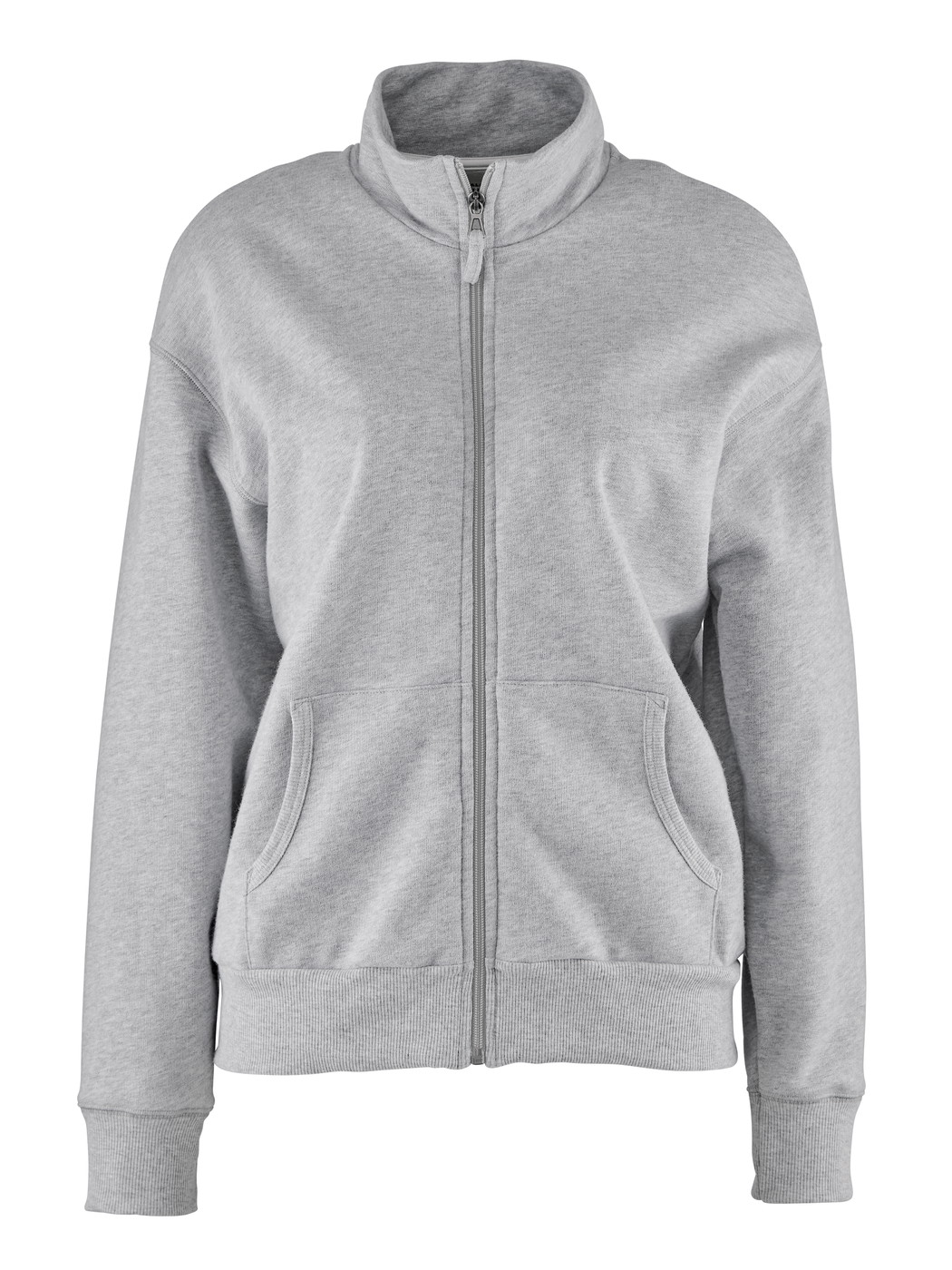 Damen - Jacke aus 100% Baumwolle in Grau, Einfarbig aus Serie Lounge & Relax von CALIDA