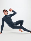 Men model is wearing  made of Lyocell in Grey, Unicoloured from the Sporty Warming series by CALIDA, Additional Image