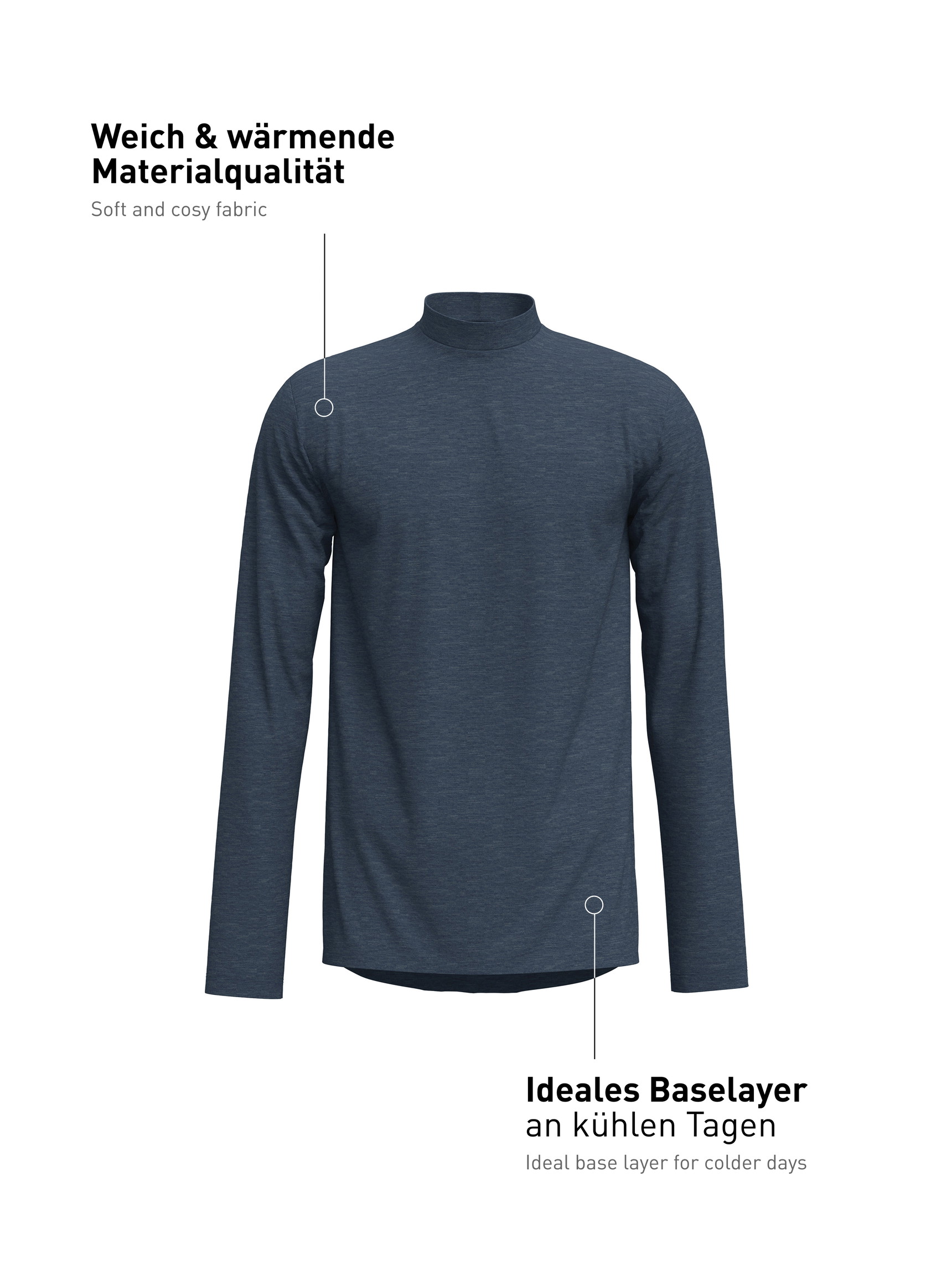 Men -  made of Lyocell in Grey, Unicoloured, from the Sporty Warming series by CALIDA