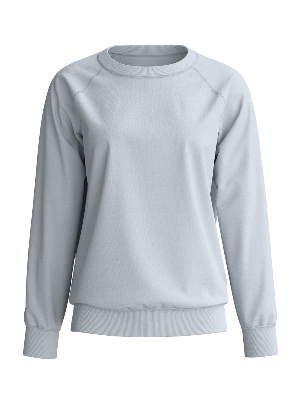 Women - Long-sleeve shirt made of 100% Cotton in Blue, Unicoloured, from the Alpine M&M series by CALIDA