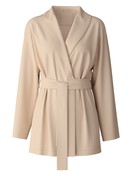 Femme - Veste en Modal de couleur Beige, Unicolore, de la série Lounge Cosy de CALIDA