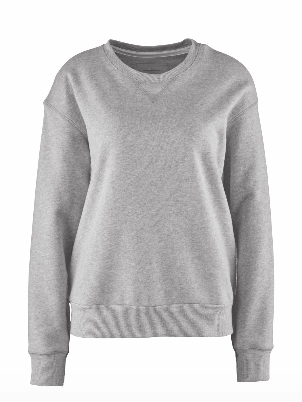 Women - Sweatshirt made of 100% Cotton in Grey, Unicoloured, from the Circular Lounge series by CALIDA