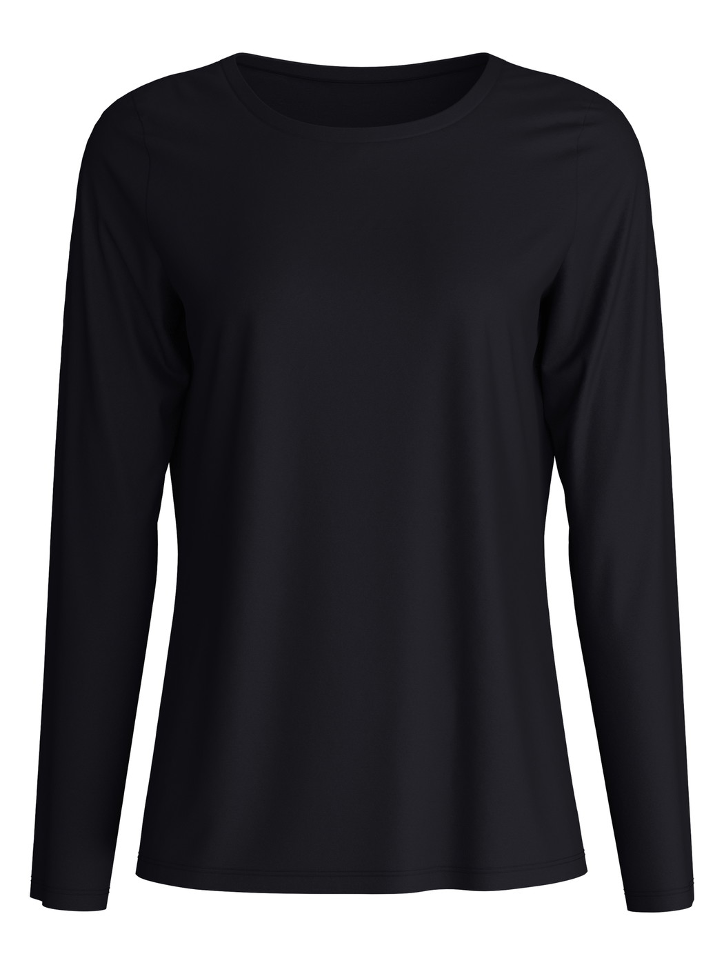 Femme - T-shirt à manches longues en Modal de couleur Noir, Unicolore, de la série Favourites Seduction de CALIDA