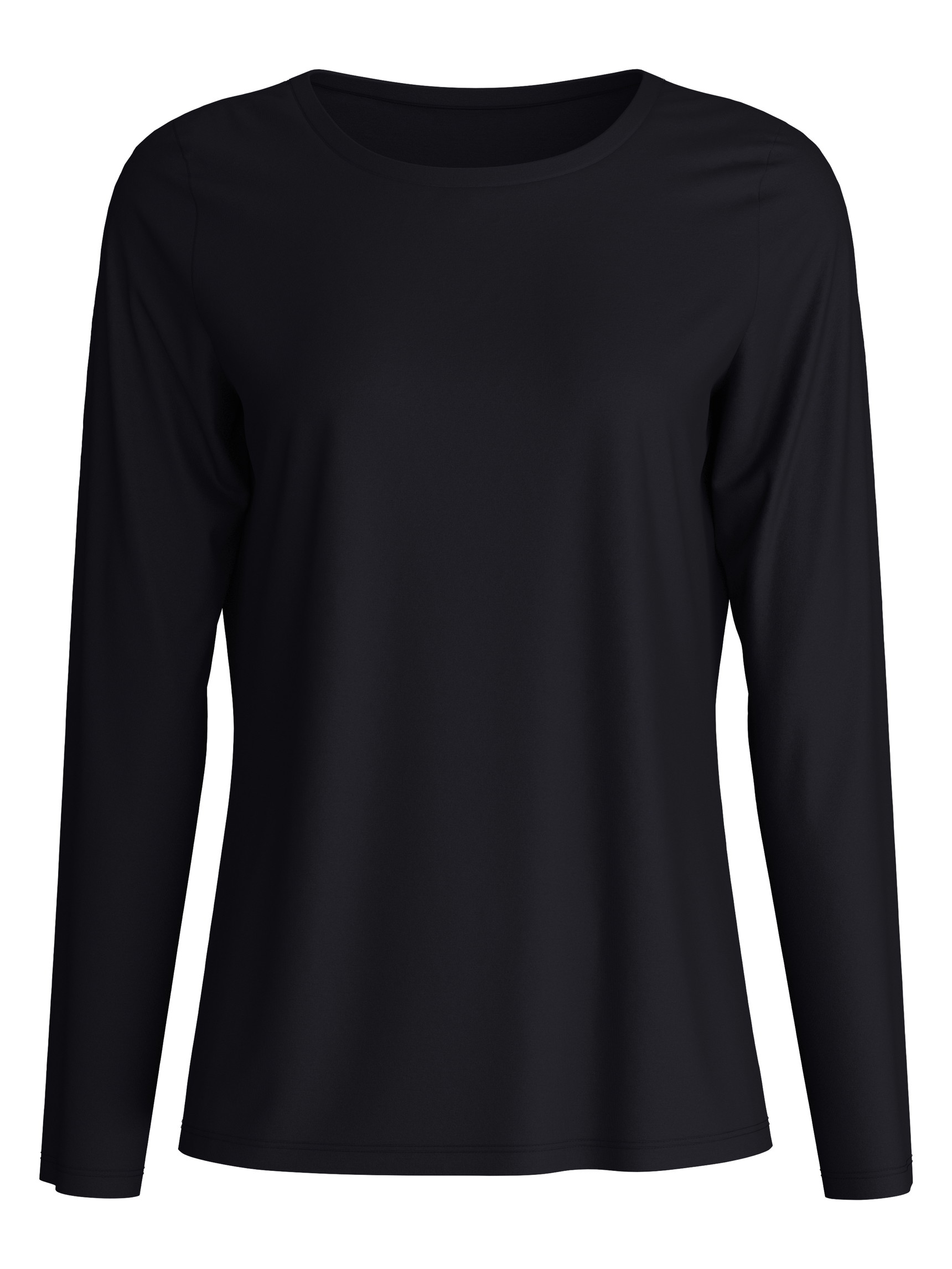 Damen - Langarm-Shirt aus Modal in Schwarz, Einfarbig aus Serie Favourites Seduction von CALIDA