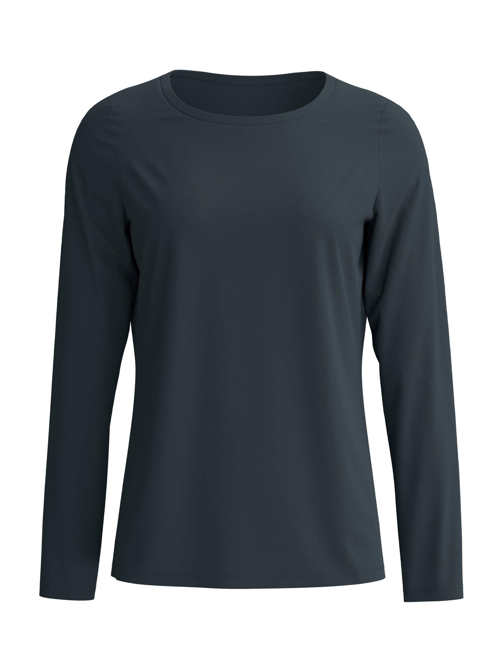 Damen - Langarm-Shirt aus Modal in Schwarz, Einfarbig aus Serie Sleep Over M&M von CALIDA