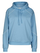 Damen - Sweatshirt mit Kapuze aus Baumwolle in Blau, Einfarbig aus Serie Lounge Paisley von CALIDA