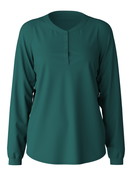 Women - Shirt long-sleeve made of 100% Cotton in Green, Unicoloured, from the Favourites Holidays series by CALIDA