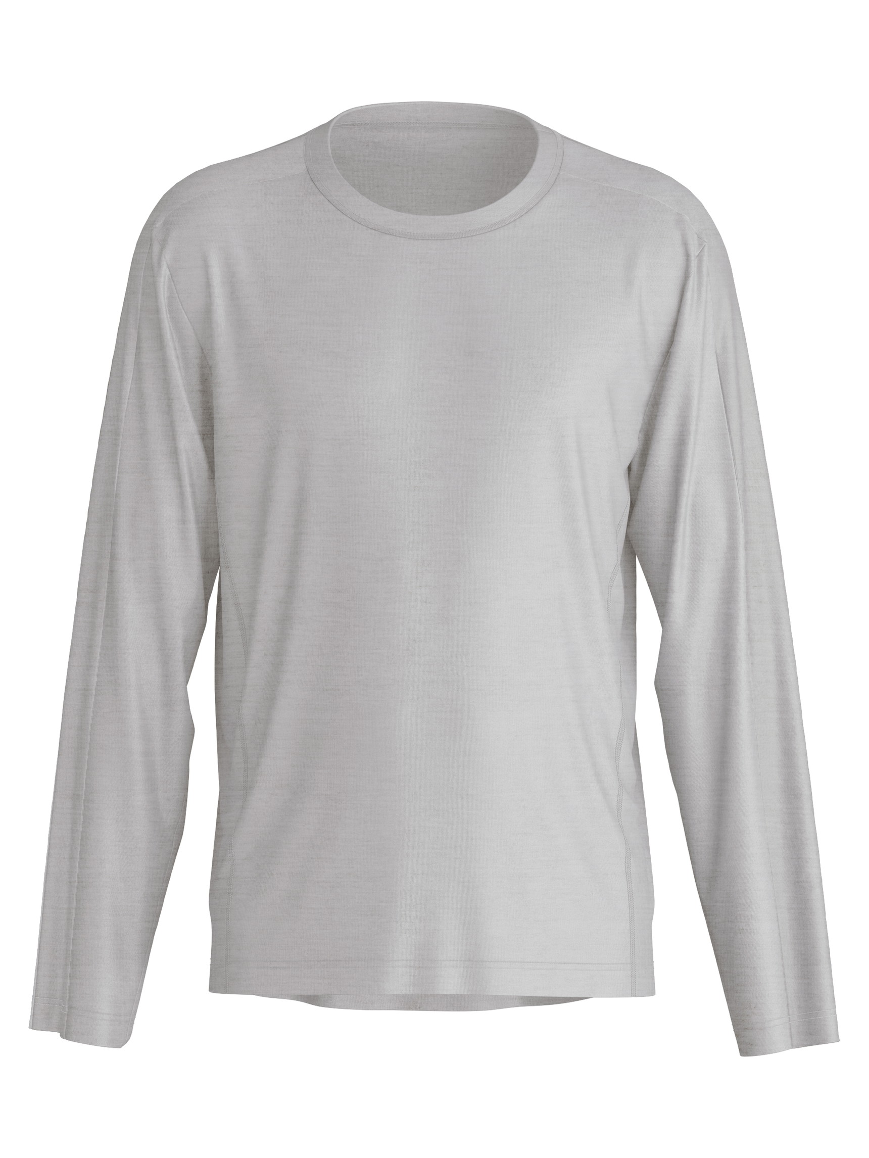 Uomo - Shirt a manica lunga in Lyocell di colore Grigio, Tinta unita, della serie DSW Cooling di CALIDA