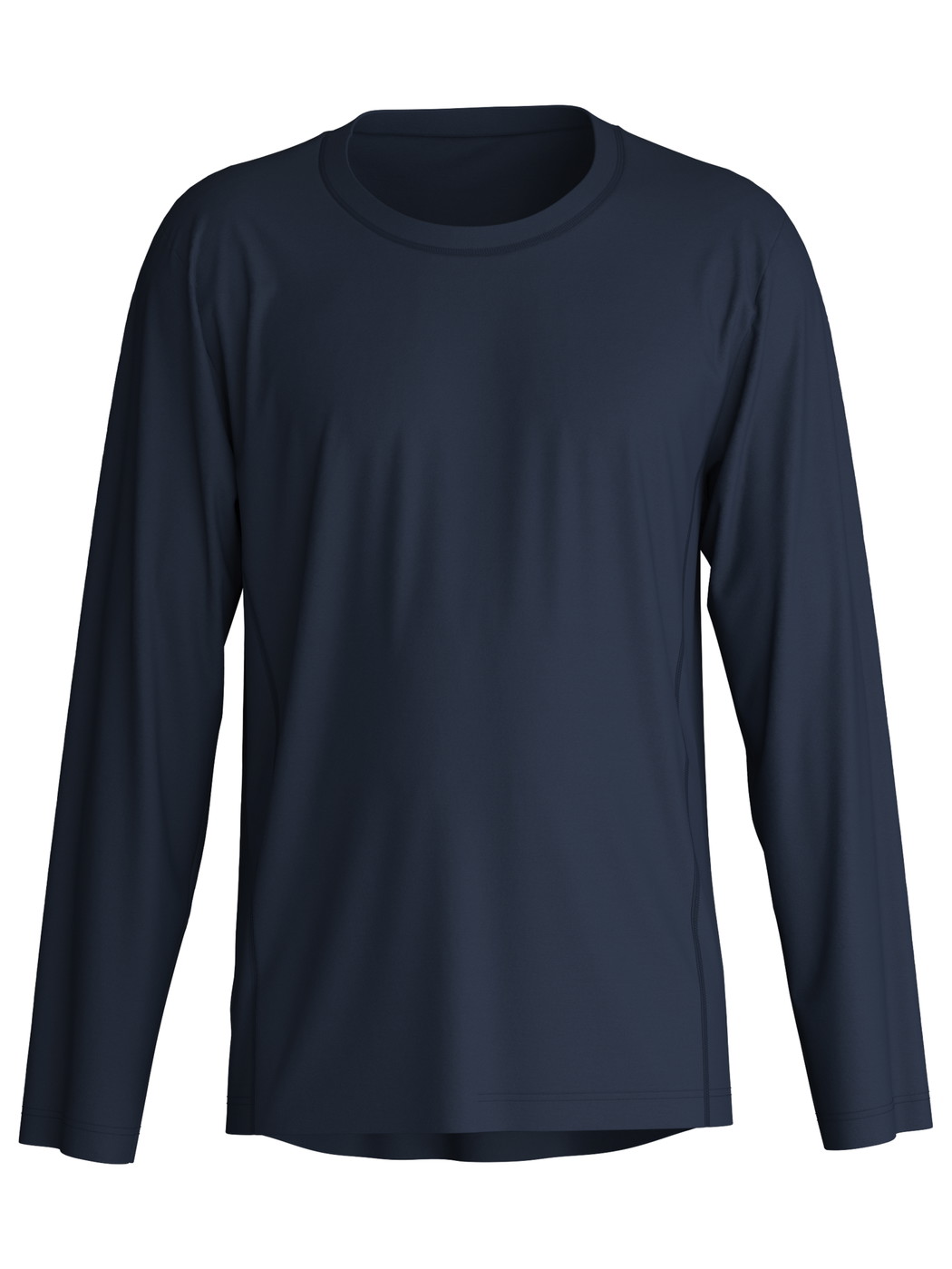 Homme - T-shirt à manches longues en TENCEL™ de couleur Bleu, Unicolore, de la série DSW Balancing de CALIDA