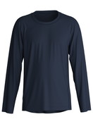 Homme - T-shirt à manches longues en TENCEL™ de couleur Bleu, Unicolore, de la série DSW Balancing de CALIDA