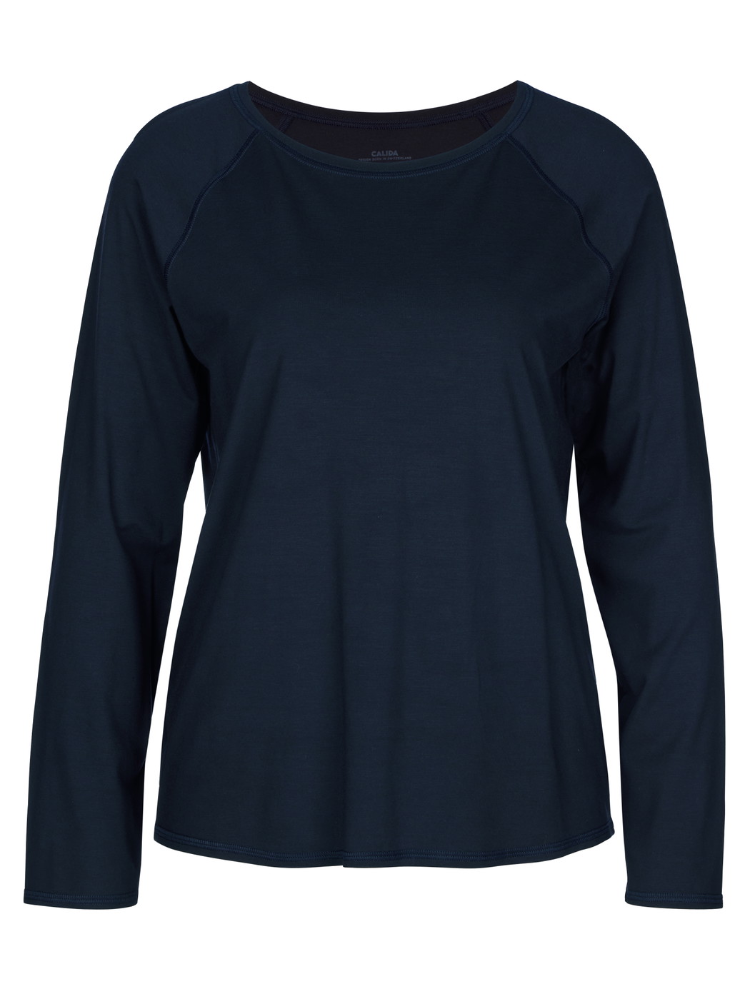 Women - Shirt long-sleeve made of Modal in Blue, Unicoloured, from the DSW Balancing series by CALIDA