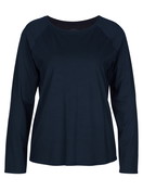 Women - Shirt long-sleeve made of Modal in Blue, Unicoloured, from the DSW Balancing series by CALIDA