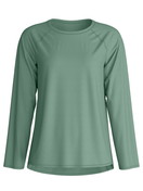 Women - Shirt long-sleeve made of Modal in Green, Unicoloured, from the DSW Balancing series by CALIDA