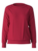 Damen - Langarm-Shirt aus 100% Baumwolle in Rot, Einfarbig aus Serie Favourites Holidays von CALIDA