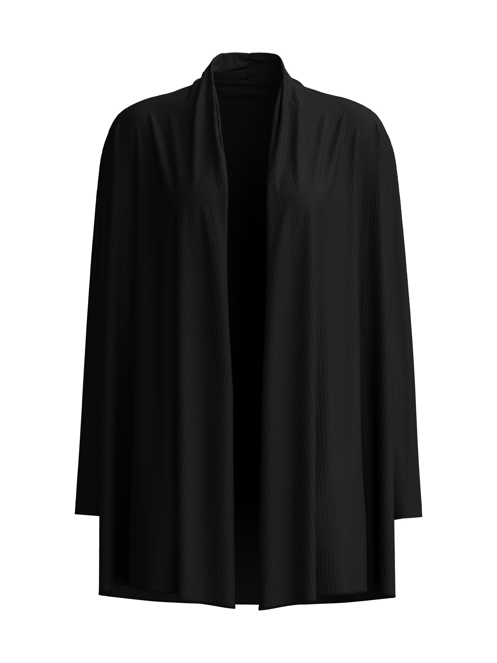 Donna - Kimono in TENCEL™ Modal in Modal di colore Nero, Tinta unita, della serie Feminine Lounge di CALIDA