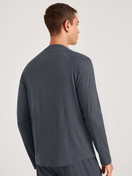 Le mannequin Homme porte le/la T-shirt à manches longues en Lyocell de couleur Gris, Unicolore, de la série DSW Warming de CALIDA, Vue arrière