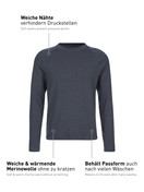 Homme - T-shirt à manches longues en Lyocell de couleur Gris, Unicolore, de la série DSW Warming de CALIDA