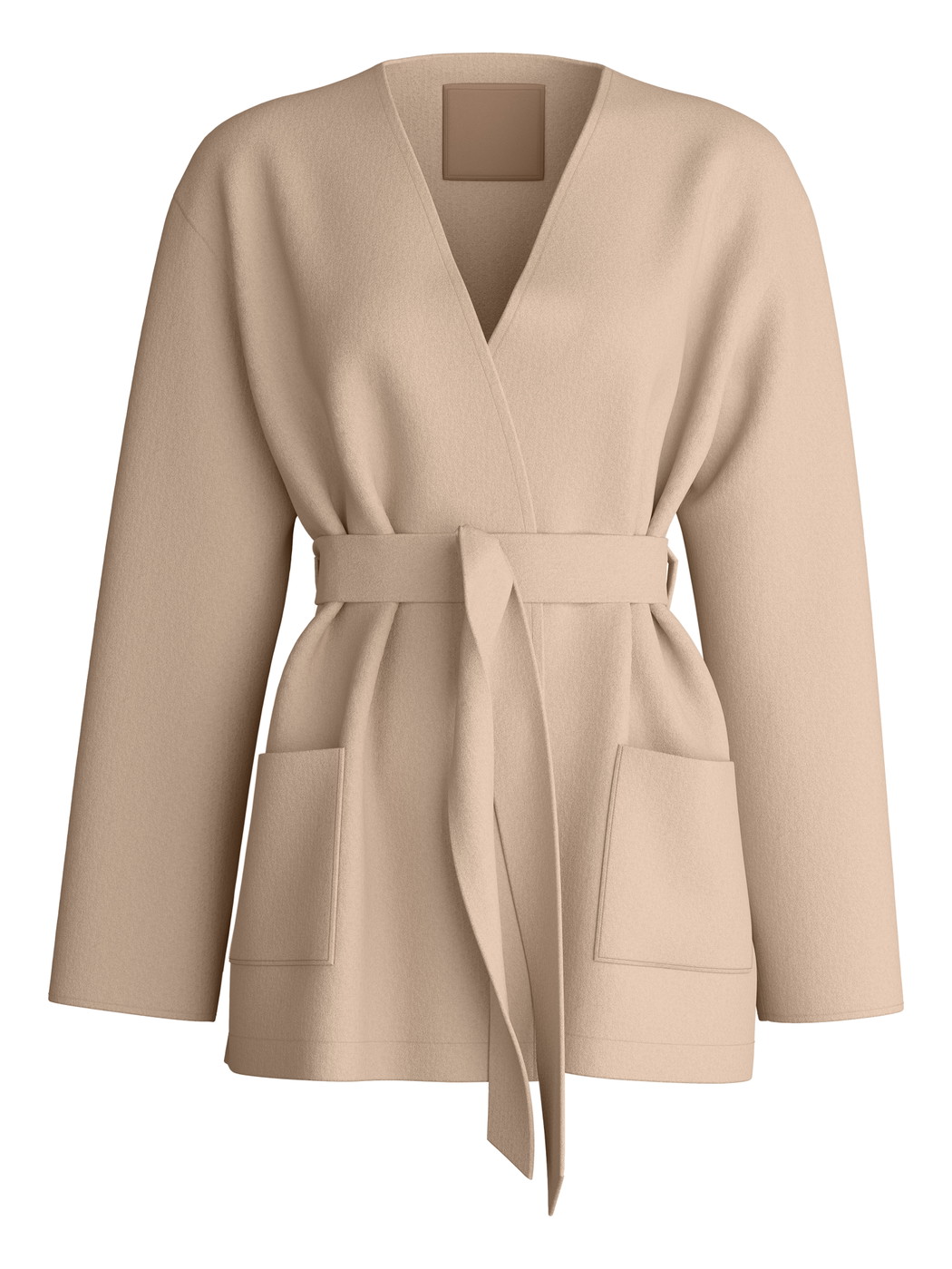 Femme - Veste en Viscose de couleur Beige, Unicolore, de la série Loungewear Xtra de CALIDA