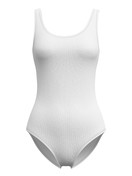 Women - Bodysuit without opening made of Cotton in White, Unicoloured, from the Iconics series by CALIDA
