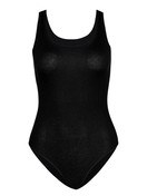 Women - Bodysuit without opening made of Cotton in Black, Unicoloured, from the Iconics series by CALIDA