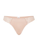Damen - String, low cut aus Baumwolle in Beige, Spitze aus Serie Natural Comfort Lace von CALIDA