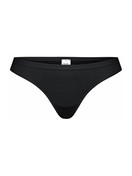 Women - String made of Cotton in Black, Unicoloured, from the Natural Comfort series by CALIDA