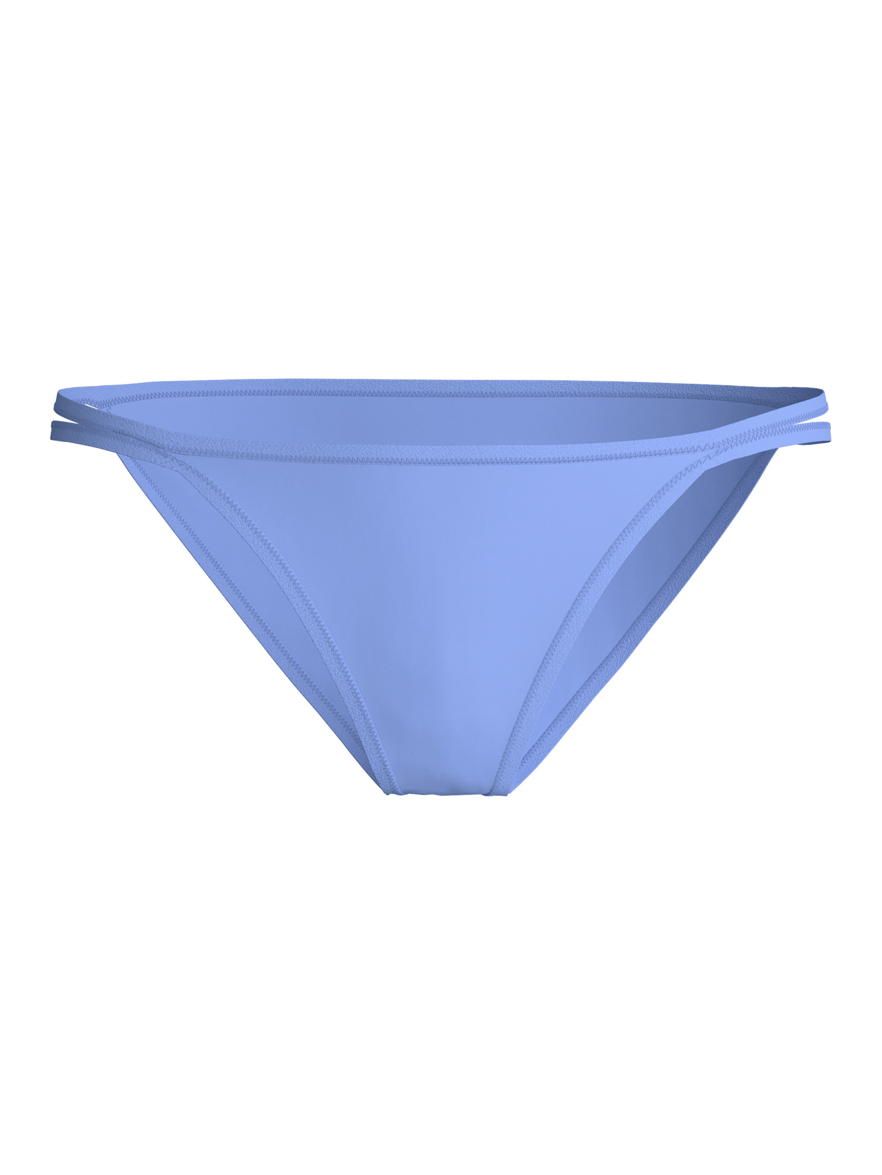 Damen - Tanga-Slip, low cut aus Polyamid in Blau, Einfarbig aus Serie Sleek Skin von CALIDA