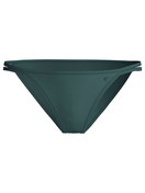 Women - Low Cut Tanga Brief made of Polyamide in Green, Unicoloured, from the Sleek Skin series by CALIDA