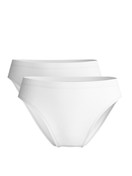 Multipack Femme -  en 100% coton de couleur Blanc, Unicolore, de la série Light Duo de CALIDA