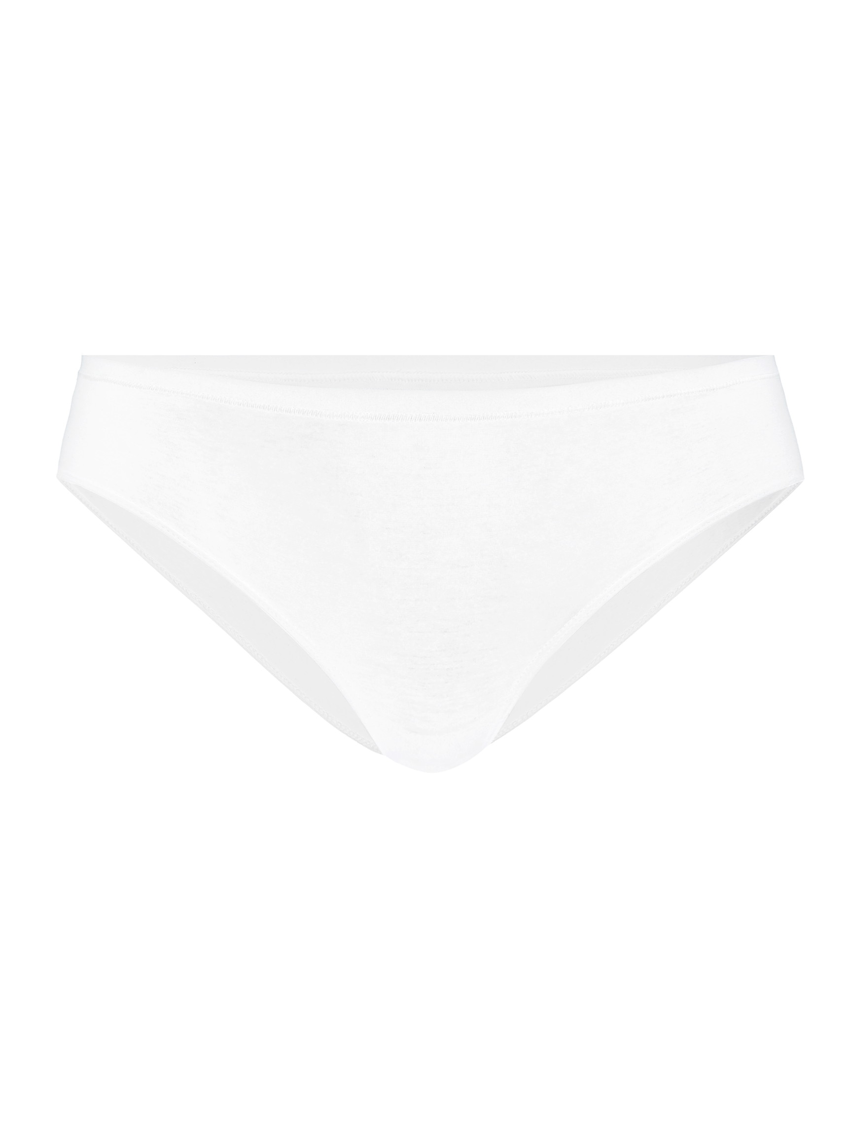 Donna - Slip in Cotone di colore Bianco, Tinta unita, della serie Natural Comfort di CALIDA