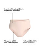 Femme - Culotte en Coton de couleur Rose, Unicolore, de la série Natural Comfort de CALIDA