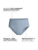 Women - Brief made of Swiss+Cotton in Grey, Unicoloured, from the Natural Comfort series by CALIDA