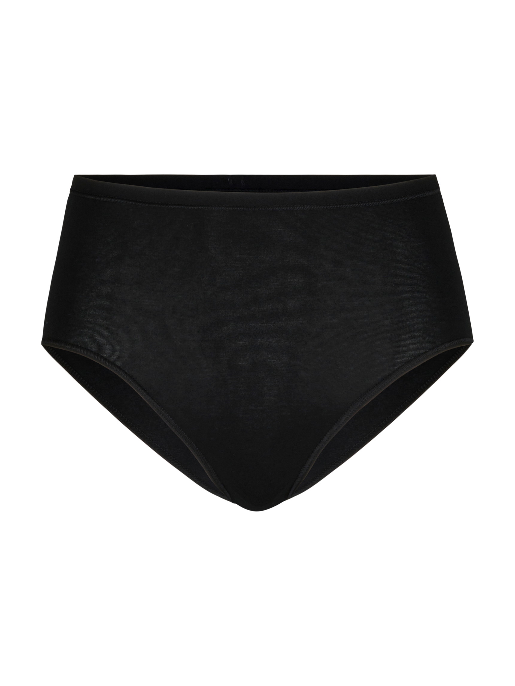 Women - Brief made of Cotton in Black, Unicoloured, from the Natural Comfort series by CALIDA