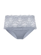 Damen - Slip mit Spitzenbund, high waist aus Spitze in Grau, Spitze aus Serie Sensual Secrets von CALIDA