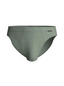 Uomo - Mini slip in Cotone di colore Verde, Tinta unita, della serie Evolution di CALIDA