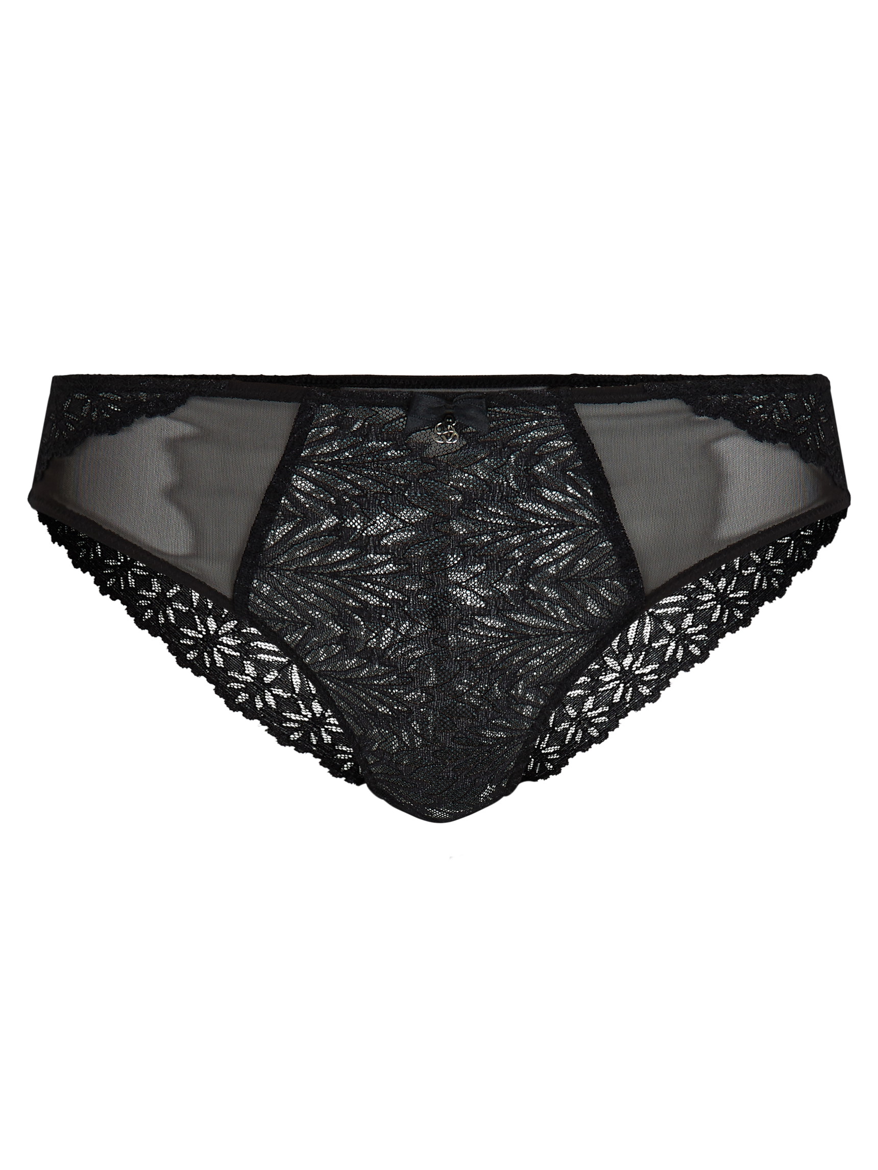 Donna - Slip in Viscosa di colore Nero, Pizzo, della serie Seduction Lace di CALIDA