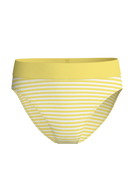 Women - Brief, high waist made of Cotton in Yellow, Striped, from the EDITION 85 series by CALIDA