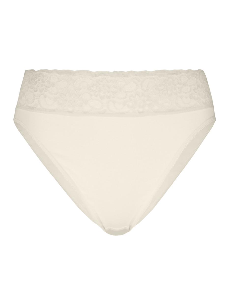 Damen - Jazzpant aus 100% Baumwolle in Beige, Spitze aus Serie Iconics von CALIDA