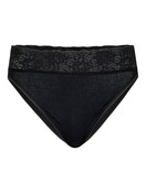 Damen - Jazzpant aus 100% Baumwolle in Schwarz, Spitze aus Serie Iconics von CALIDA