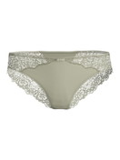 Damen - Slip, regular cut aus Viskose in Grün, Spitze aus Serie Sensual Secrets von CALIDA