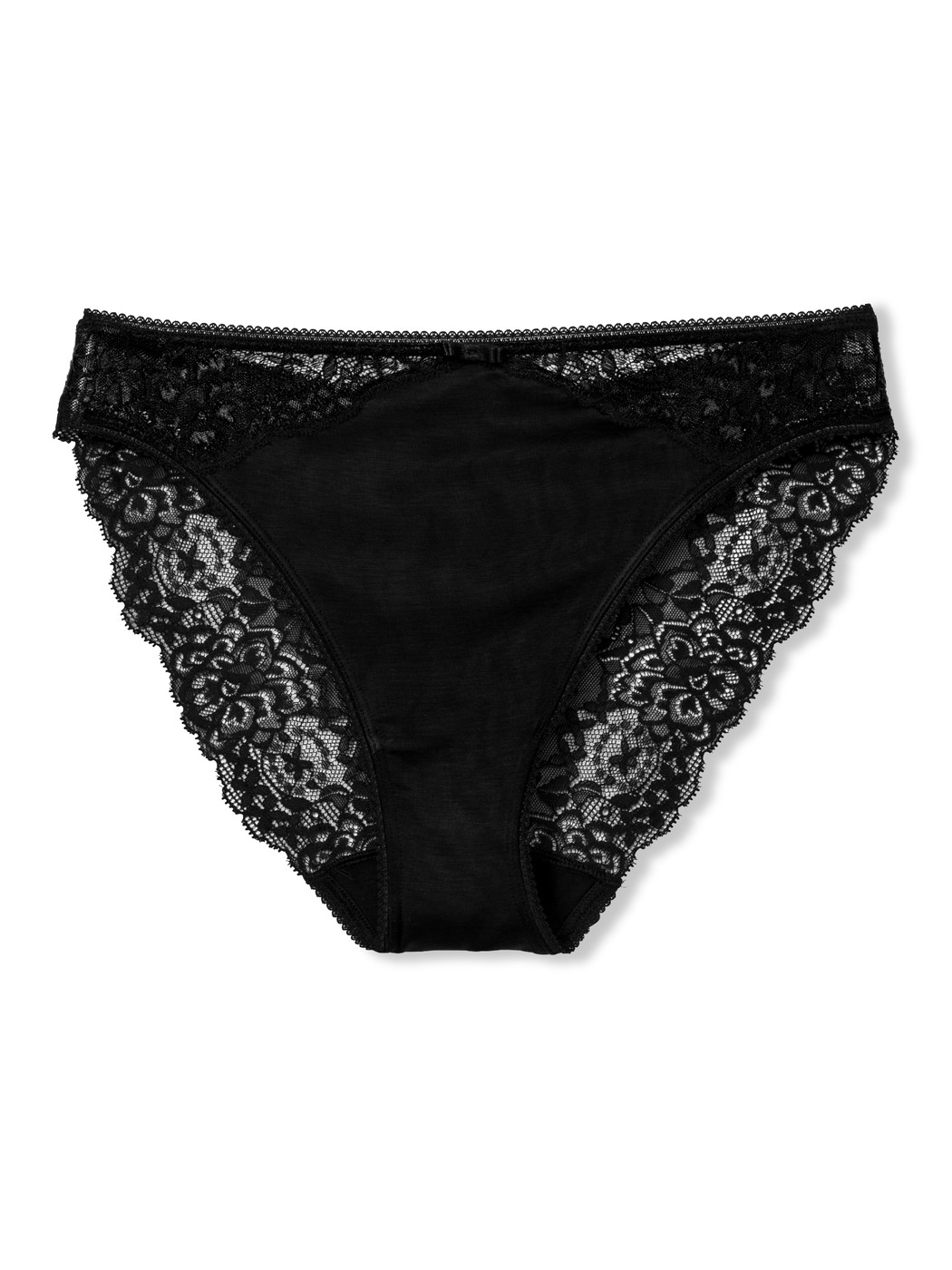 Femme - Culotte en Viscose de couleur Noir, Dentelle, de la série Sensual Secrets de CALIDA