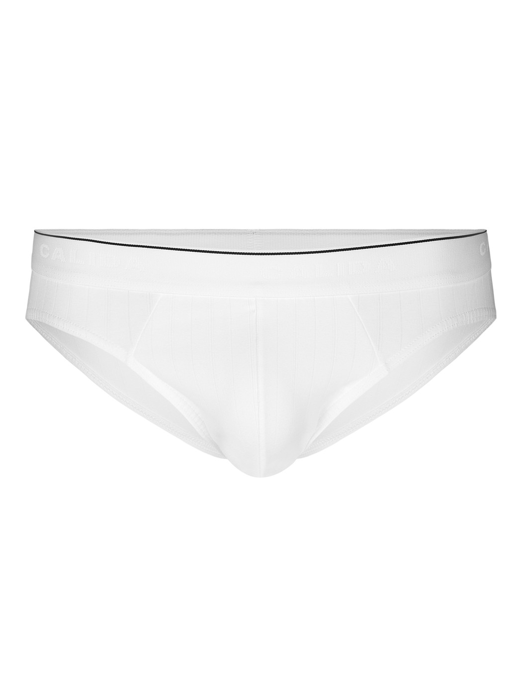 Herren - Mini-Slip, Elastikbund aus Baumwolle in Weiß, Einfarbig aus Serie Pure & Style von CALIDA