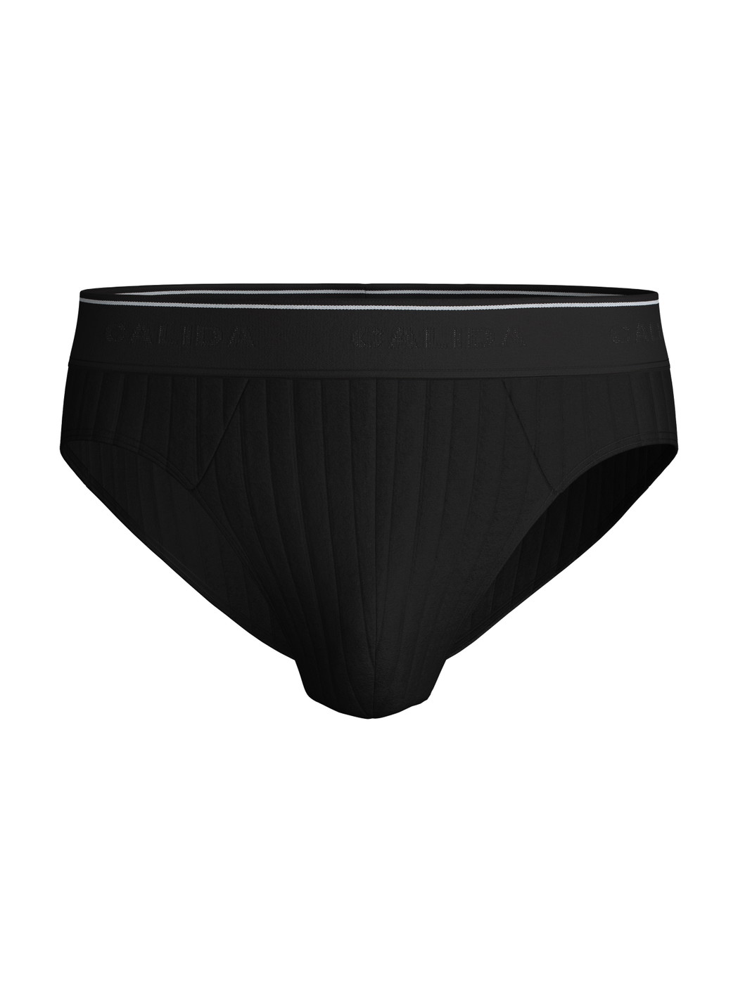 Herren - Mini-Slip, Elastikbund aus Baumwolle in Schwarz, Einfarbig aus Serie Pure & Style von CALIDA